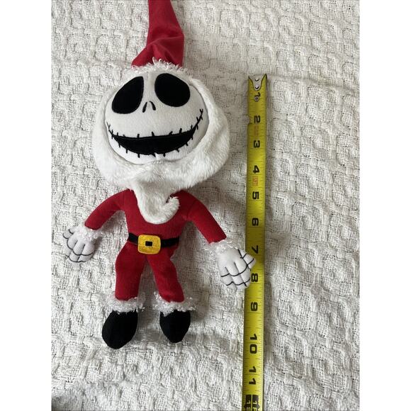 Nightmare Before Christmas Jack Skellington in Santa Outfit Plush Toy Kcare 10" - Picture 4 of 5